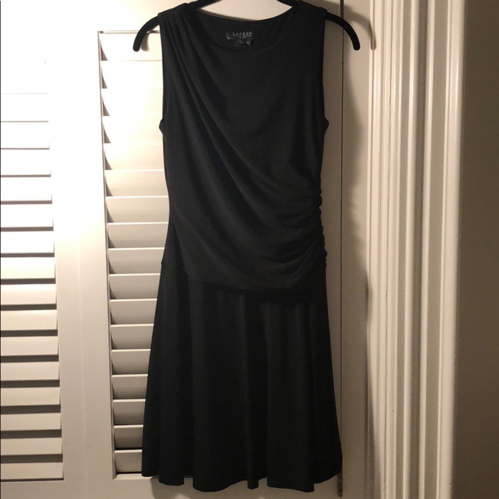 Lauren Ralph Lauren Black Midi Dress